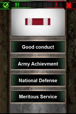 Army Study Quiz android App screenshot 1