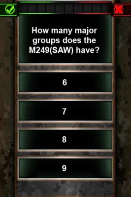 Army Study Quiz android App screenshot 2