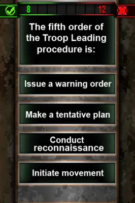 Army Study Quiz android App screenshot 4